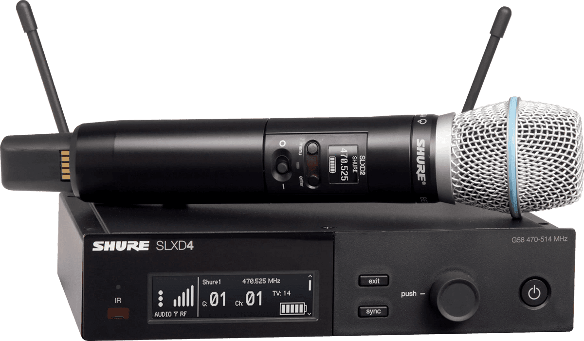 Shure Slxd24e-b87a-j53 - Wireless handheld microphone - Main picture