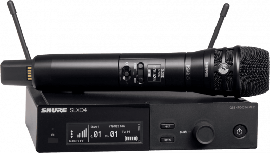 Shure Slxd24e-k8b-g59 - Wireless handheld microphone - Main picture
