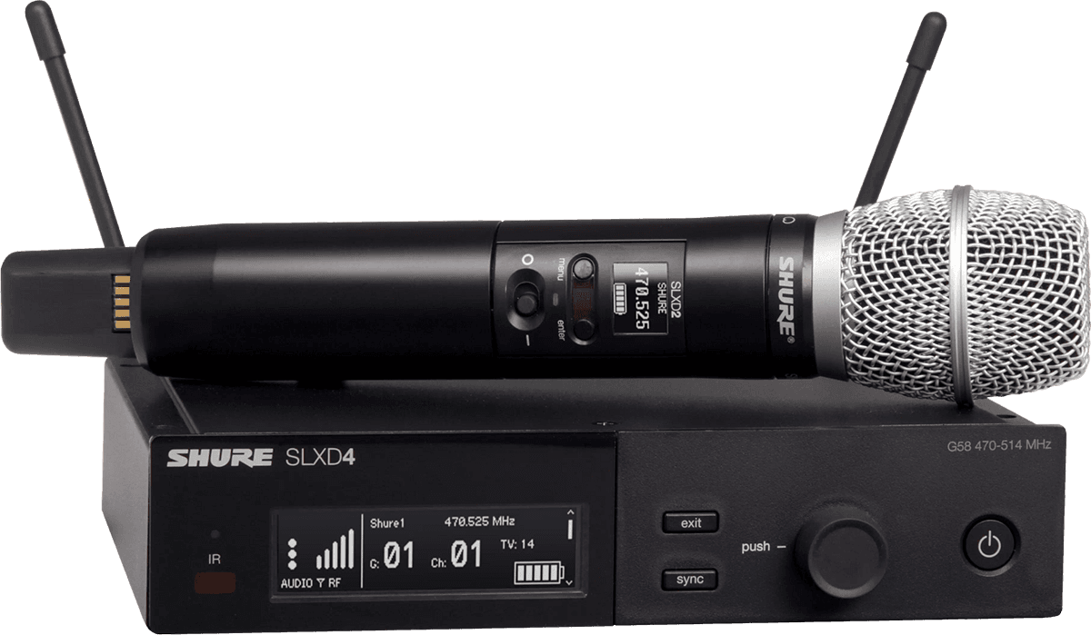 Shure Slxd24e-sm86-h56 - Wireless handheld microphone - Main picture