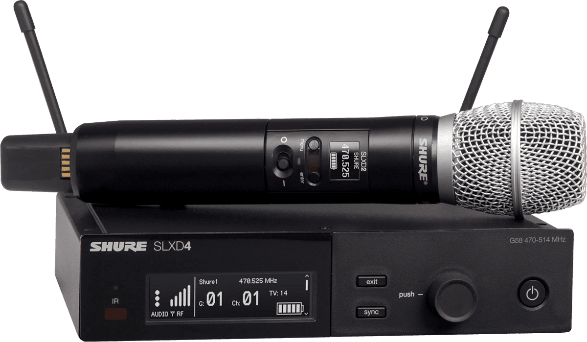 Shure Slxd24e-sm86-j53 - Wireless handheld microphone - Main picture