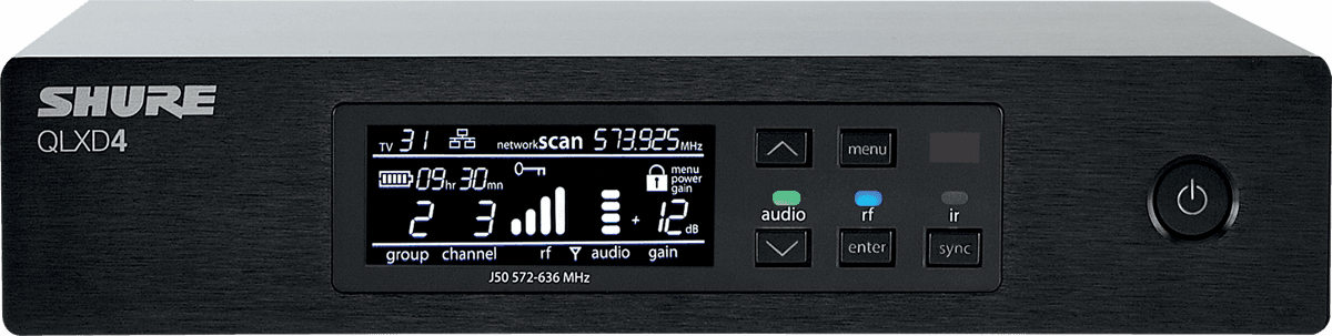 Shure Ssx Qlxd4 Bande G51 - Wireless receiver - Main picture