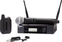 Wireless handheld microphone Shure GLXD124R+/85/SM58/Z4