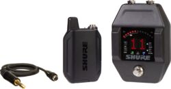 Wireless microphone for instrument Shure GLXD16 + Footswitch