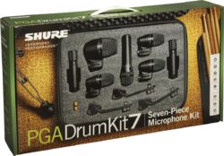 Wired microphones set Shure PGA Drumkit 7