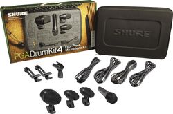 Wired microphones set Shure PGA DRUMKIT4