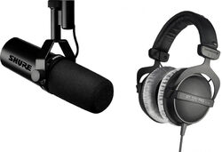 Microphone podcast / radio Shure Sm7 Db +Dt 770 Pro 80