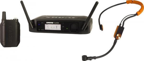 Wireless headworn microphone Shure GLXD14E-SM31-Z2 Special Fitness