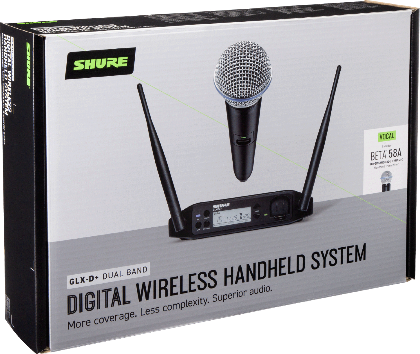 Shure Glxd24+/b58/z4 - Wireless handheld microphone - Variation 1