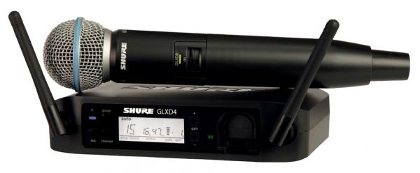 Wireless handheld microphone Shure GLXD24E-B58-Z2