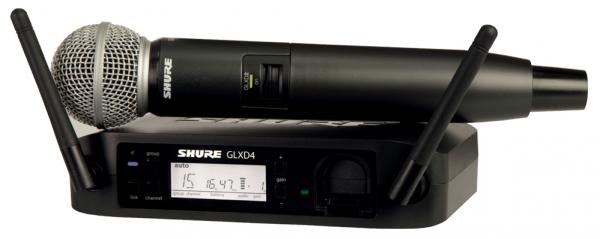 Wireless handheld microphone Shure GLXD24E-SM58-Z2