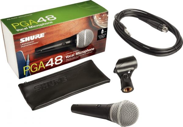 Vocal microphones Shure PGA48 QTR