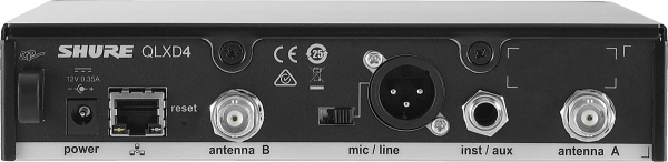 Wireless receiver Shure QLXD4-V51