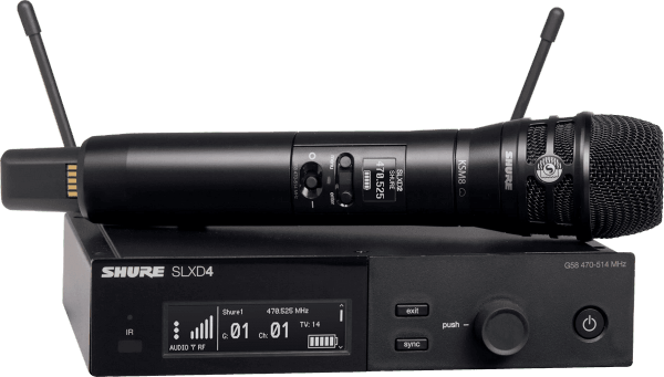 Wireless handheld microphone Shure SLXD24E-KSM8B-J53