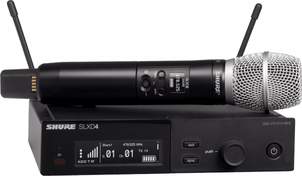 Wireless handheld microphone Shure SLXD24E-SM86-J53