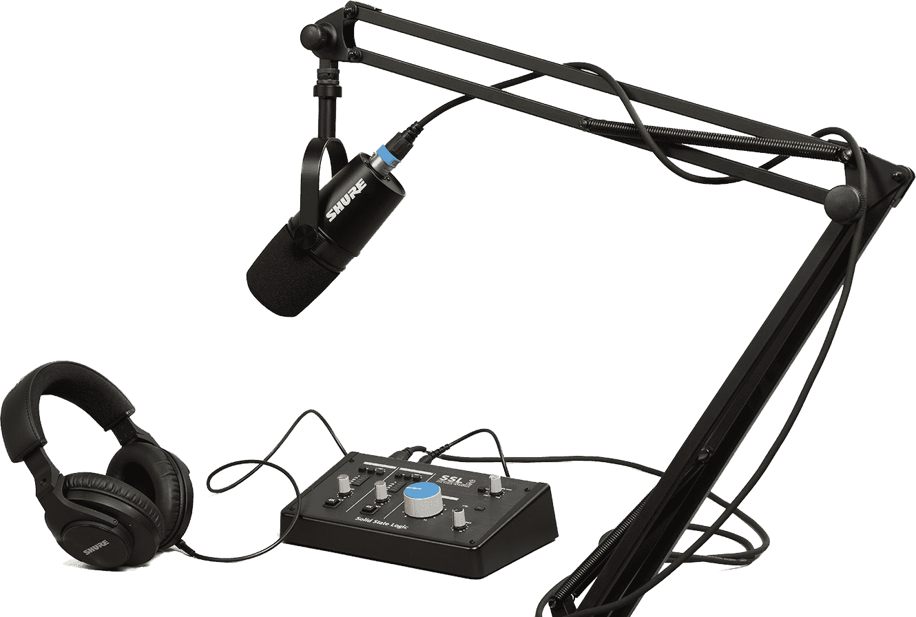 Shure Pack MV7XPACK3 Microphone pack with stand