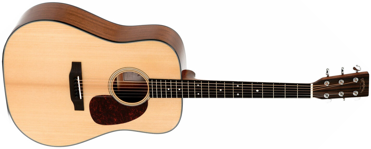 Sigma Dm-18+ Standard Dreadnought Epicea Acajou Mic - Natural - Acoustic guitar & electro - Main picture