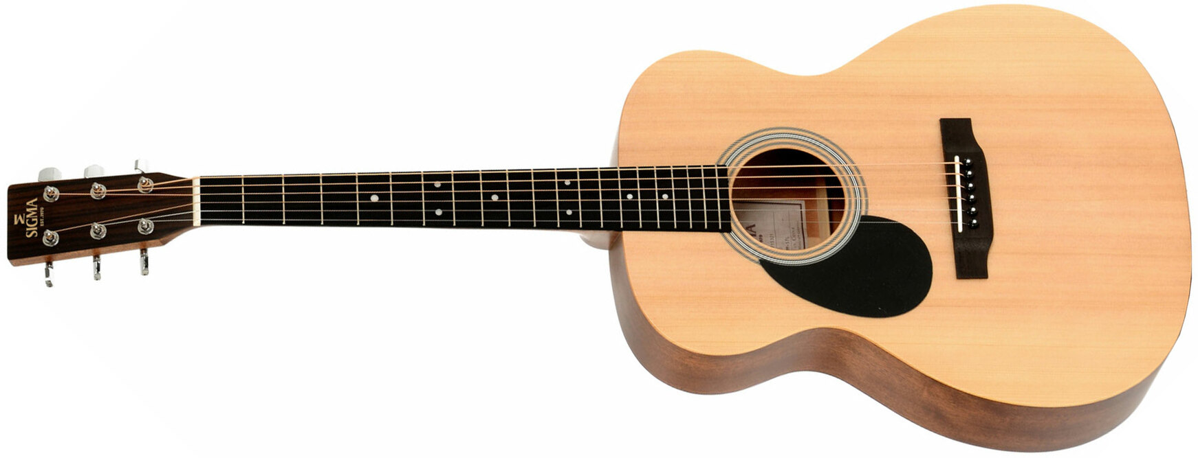 Sigma Omm-stl Orchestra Model Lh Gaucher Epicea Acajou Mic - Natural Gloss Top - Acoustic guitar & electro - Main picture