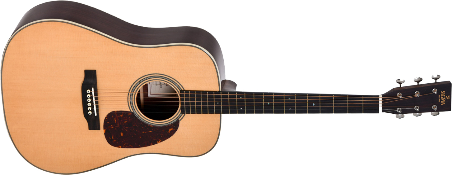 Sigma Sdr-28 Standard Dreadnought Epicea Palissandre Eb - Natural - Acoustic guitar & electro - Main picture