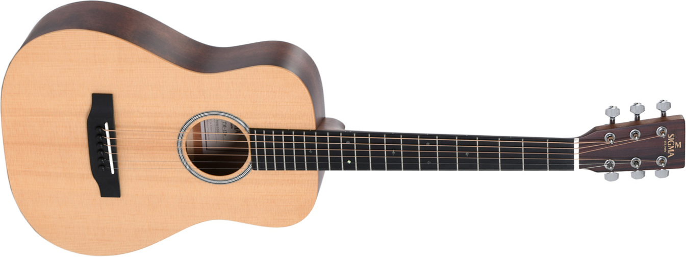 Sigma Tm-12 Travel Epicea Acajou Mic - Natural Satin - Travel acoustic guitar - Main picture