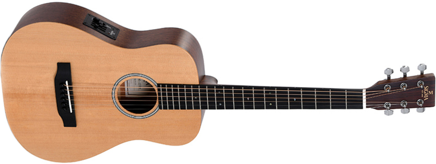 Sigma Tm-12e Travel Epicea Acajou Mic - Natural Satin - Travel acoustic guitar - Main picture