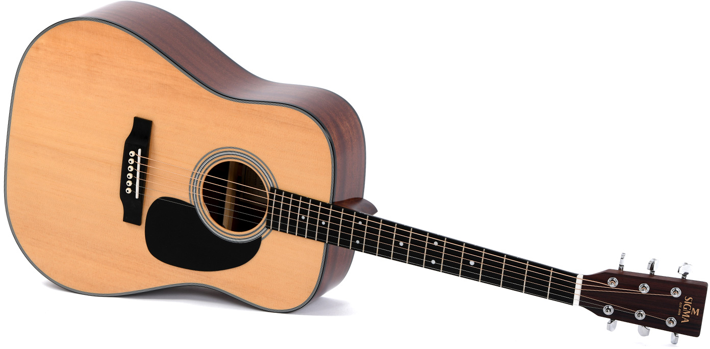 Sigma Dm-1 Dreadnought Epicea Acajou Mic - Natural - Acoustic guitar & electro - Variation 2