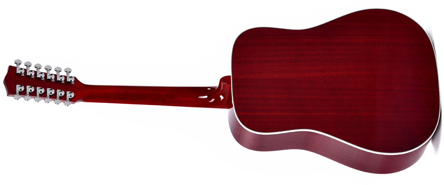 Sigma Dm12-sg5 12-string Dreadnought 12c Epicea Acajou Mic - Vintage Cherry Sunburst - Acoustic guitar & electro - Variation 1