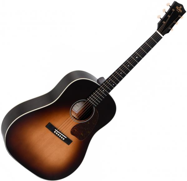 Electro acoustic guitar Sigma JM-SG45+ - sunburst