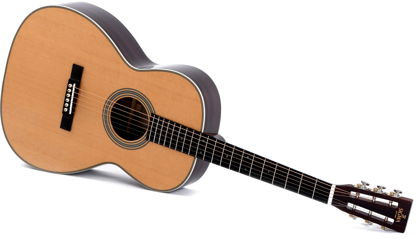 Sigma Omt-28h Standard Orchestra Model Epicea Tilia Mic - Natural - Acoustic guitar & electro - Variation 2