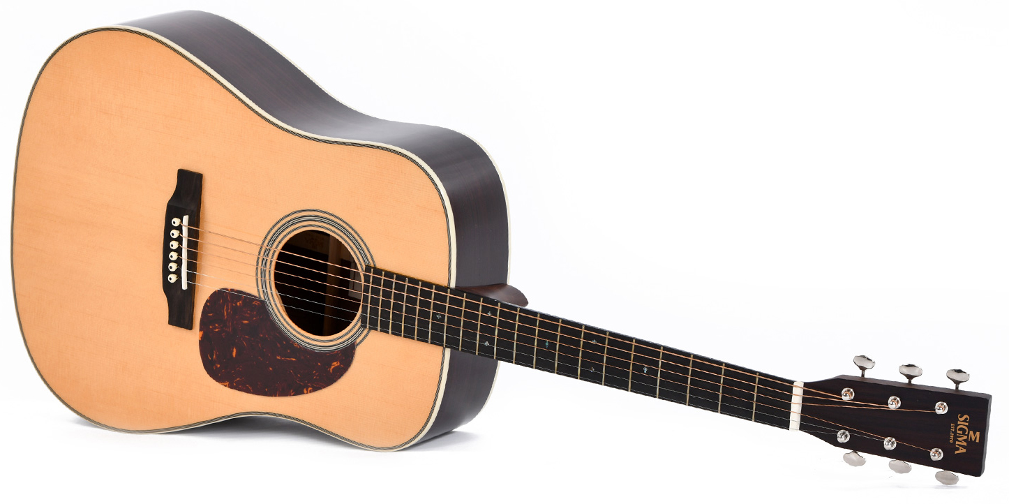 Sigma Sdr-28 Standard Dreadnought Epicea Palissandre Eb - Natural - Acoustic guitar & electro - Variation 2
