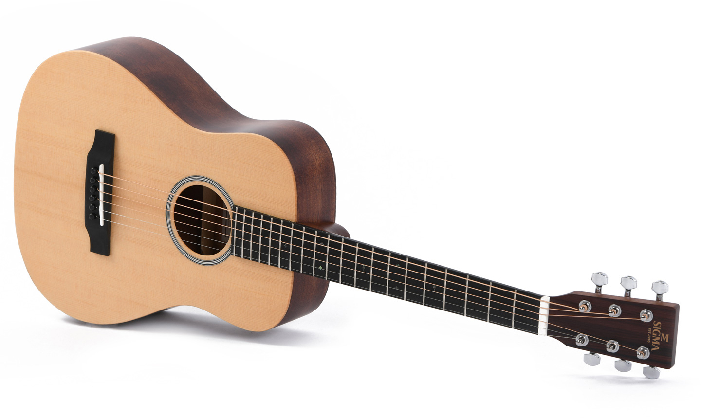 Sigma Tm-12 Travel Epicea Acajou Mic - Natural Satin - Travel acoustic guitar - Variation 2