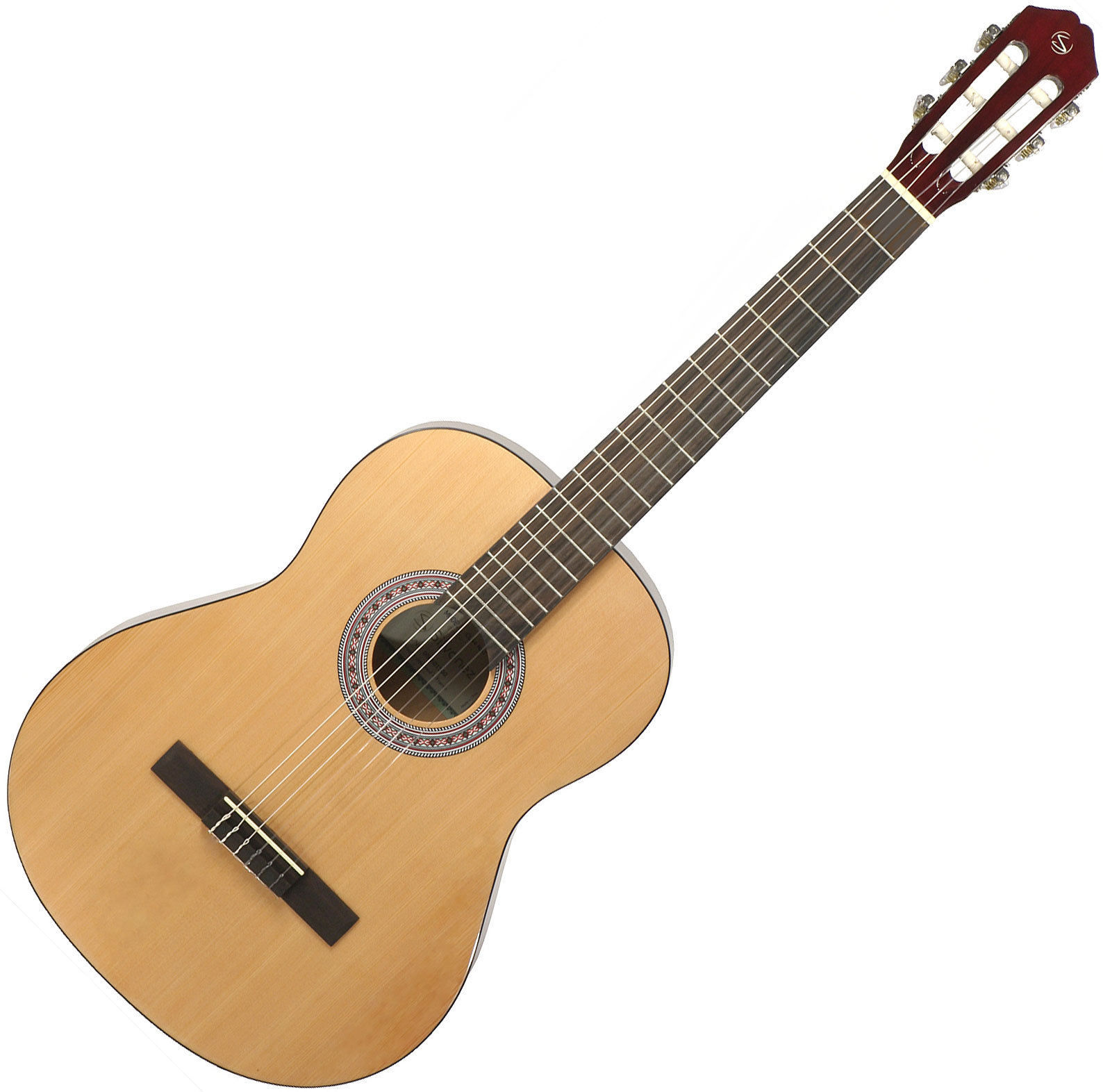 Silvanez Cl44-nat +housse X-tone 2002 +accordeur +capo +stand - Natural - Classical guitar Set - Variation 1