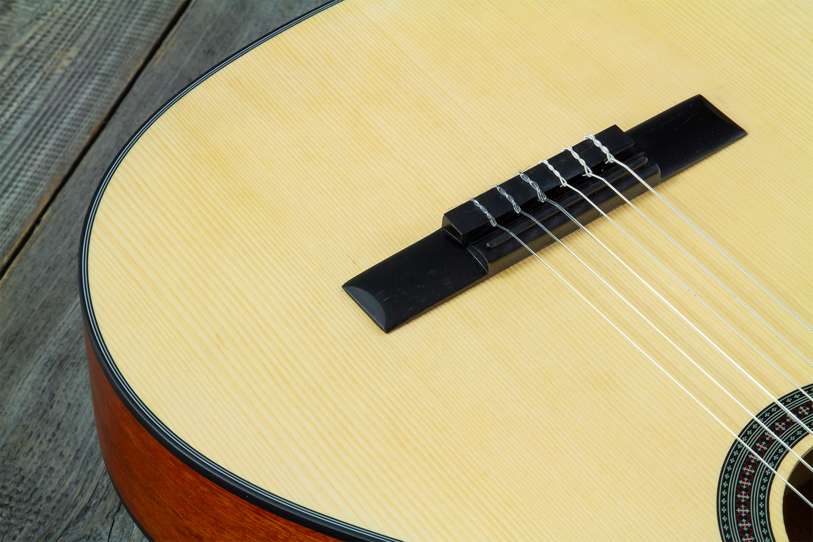Silvanez Clcr44 4/4 Thinline Cw Epicea Acajou Rw - Natural - Classical guitar 4/4 size - Variation 3