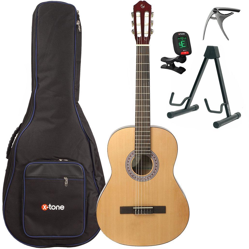 Classical guitar set Silvanez CL44-NAT + Pack - Natural