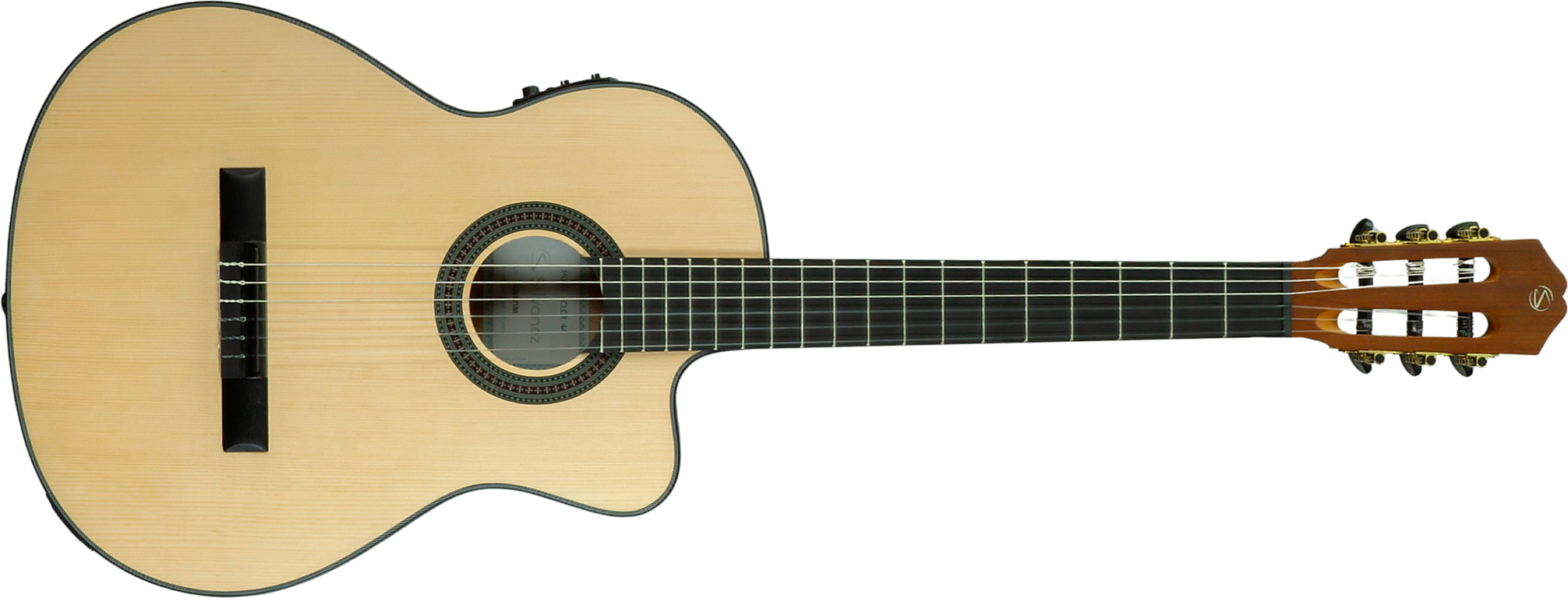 Silvanez Clcr44 4/4 Thinline Cw Epicea Acajou Rw - Natural - Classical guitar 4/4 size - Main picture