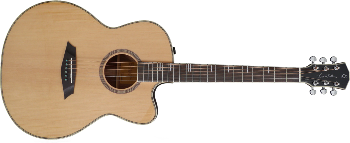 Sire Larry Carlton A3-g Signature Grand Auditorium Cw Epicea Acajou Rw - Natural - Electro acoustic guitar - Main picture