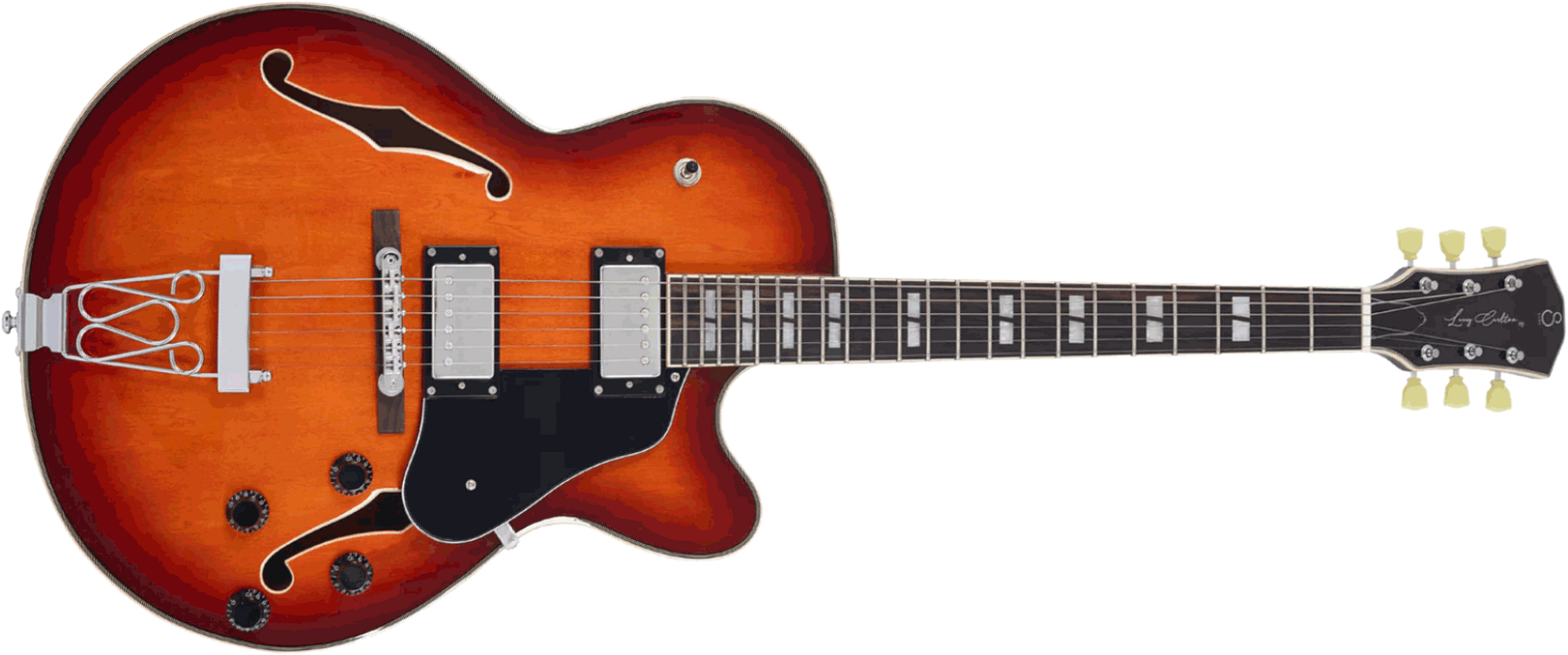 Sire Larry Carlton H7f 2h Ht Eb - Tobacco Burst - Hollow-body electric guitar - Main picture