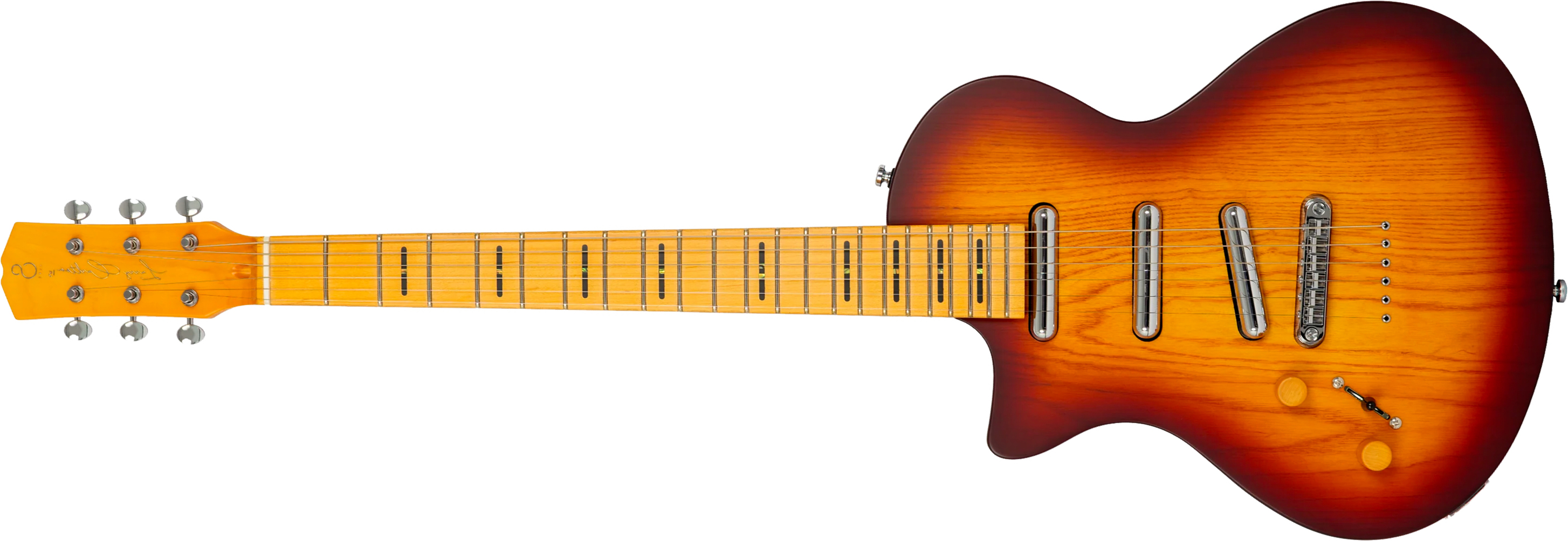 Sire Larry Carlton I5l Lh Gaucher 3s Ht Mn - Tobacco Sunburst Satin - Retro rock electric guitar - Main picture