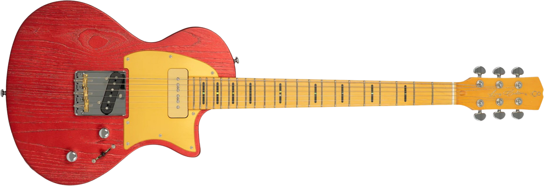 Sire Larry Carlton I5t 2s P90 Ht Mn - Candy Apple Red - Single cut electric guitar - Main picture