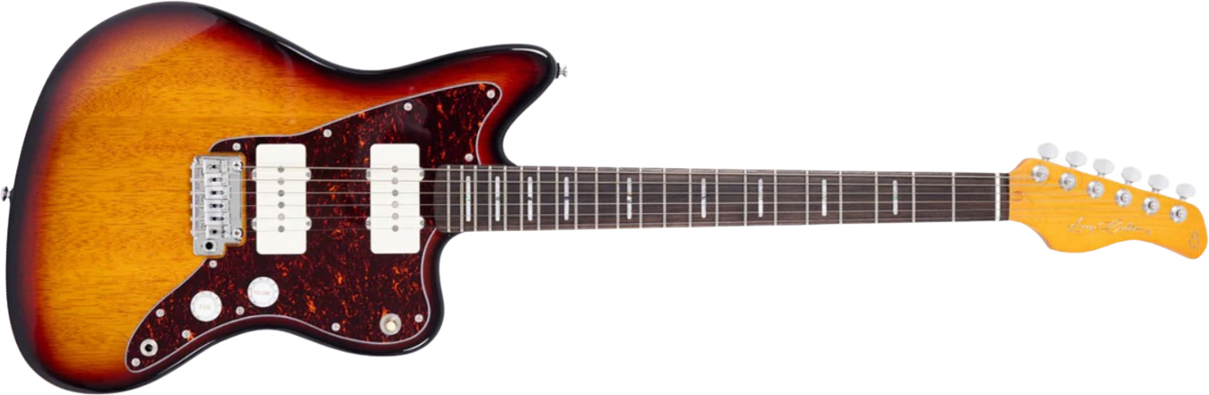 Sire Larry Carlton J3 2s Trem Rw - 3 Tone Sunburst - Retro rock electric guitar - Main picture