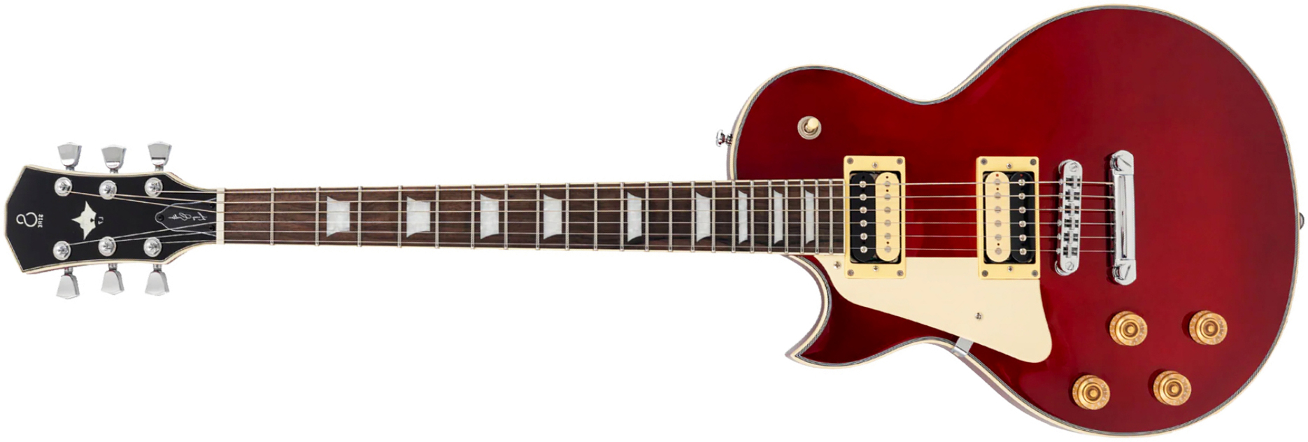 Sire Larry Carlton L7 Lh Gaucher New Gen 2h Ht Eb - Candy Apple Red - Single cut electric guitar - Main picture