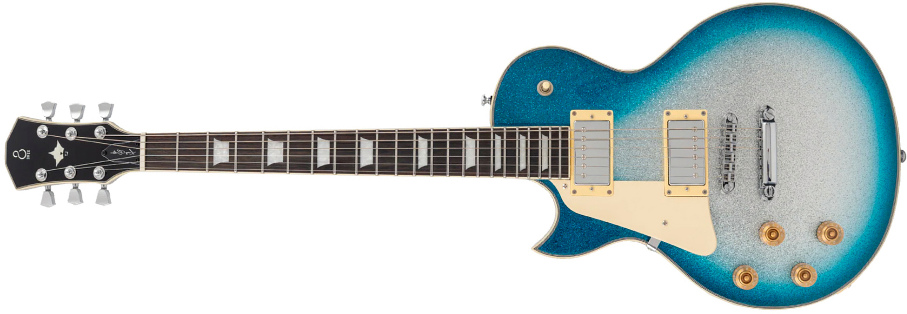 Sire Larry Carlton L7 Lh Gaucher New Gen 2h Ht Eb - Skyburst Sparkle - Single cut electric guitar - Main picture