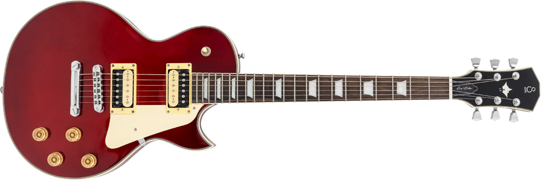 Sire Larry Carlton L7 New Gen 2h Ht Eb - Candy Apple Red - Single cut electric guitar - Main picture