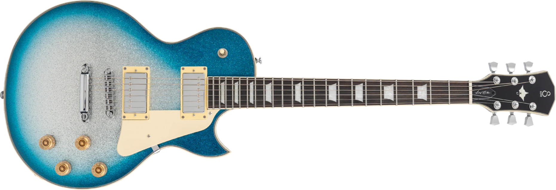 Sire Larry Carlton L7 New Gen 2h Ht Eb - Skyburst Sparkle - Single cut electric guitar - Main picture