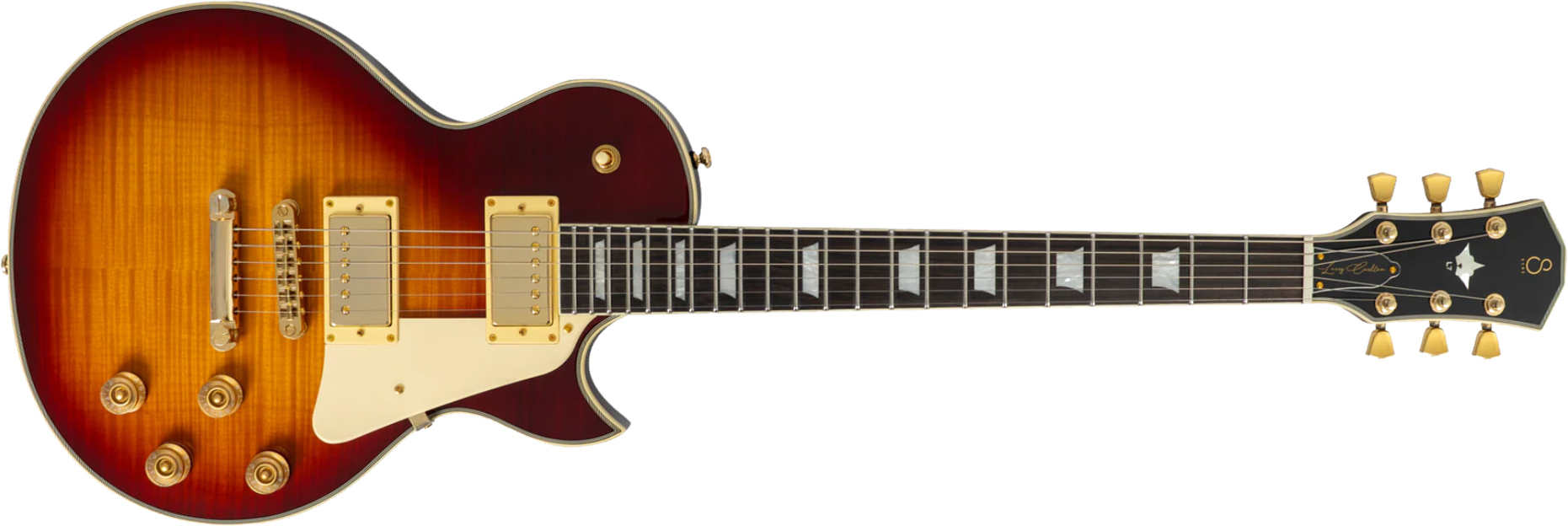 Sire Larry Carlton L7 New Gen 2h Ht Eb - Tobacco Sunburst - Single cut electric guitar - Main picture