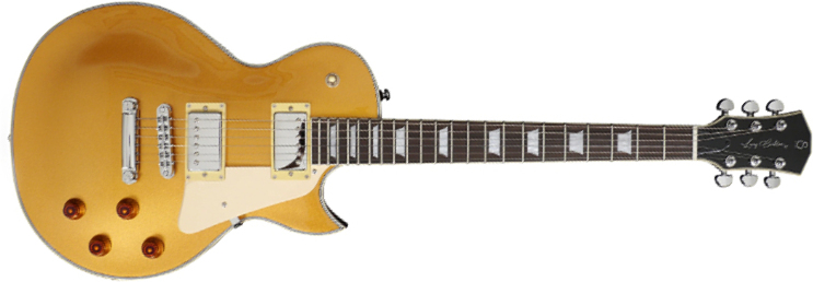 Sire Larry Carlton L7 Signature Ht Hh Eb - Gold Top - Single cut electric guitar - Main picture