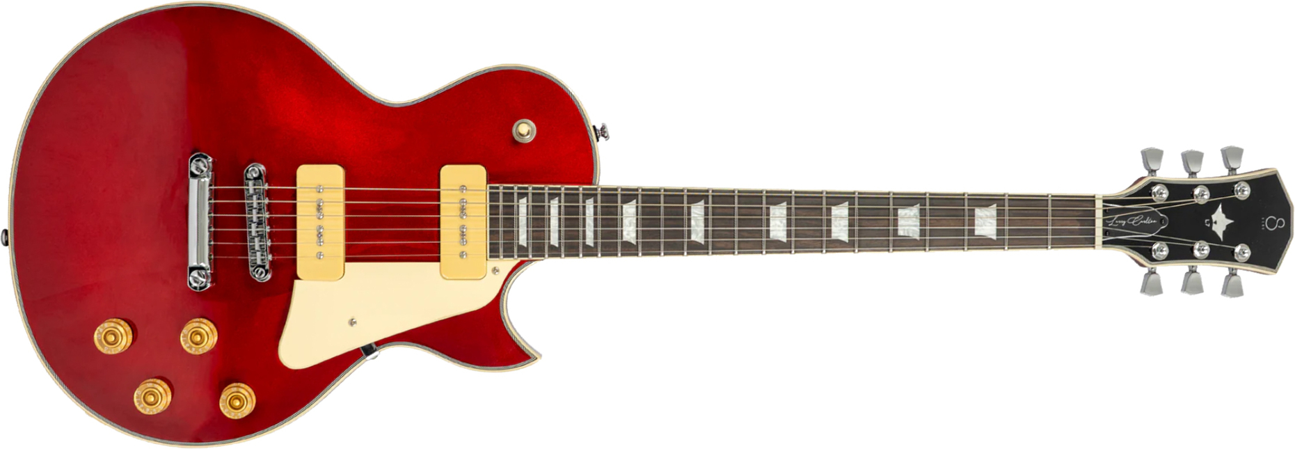 Sire Larry Carlton L7v New Gen 2s P90 Ht Eb - Candy Apple Red - Single cut electric guitar - Main picture