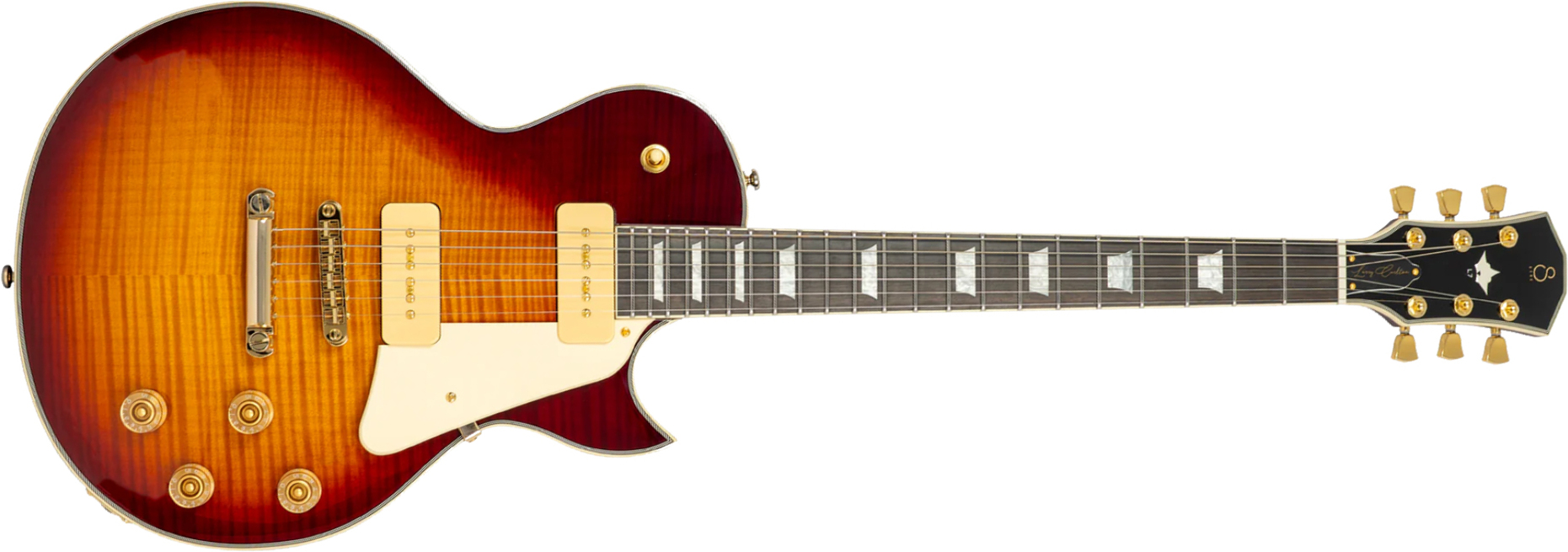 Sire Larry Carlton L7v New Gen 2s P90 Ht Eb - Tobacco Sunburst - Single cut electric guitar - Main picture