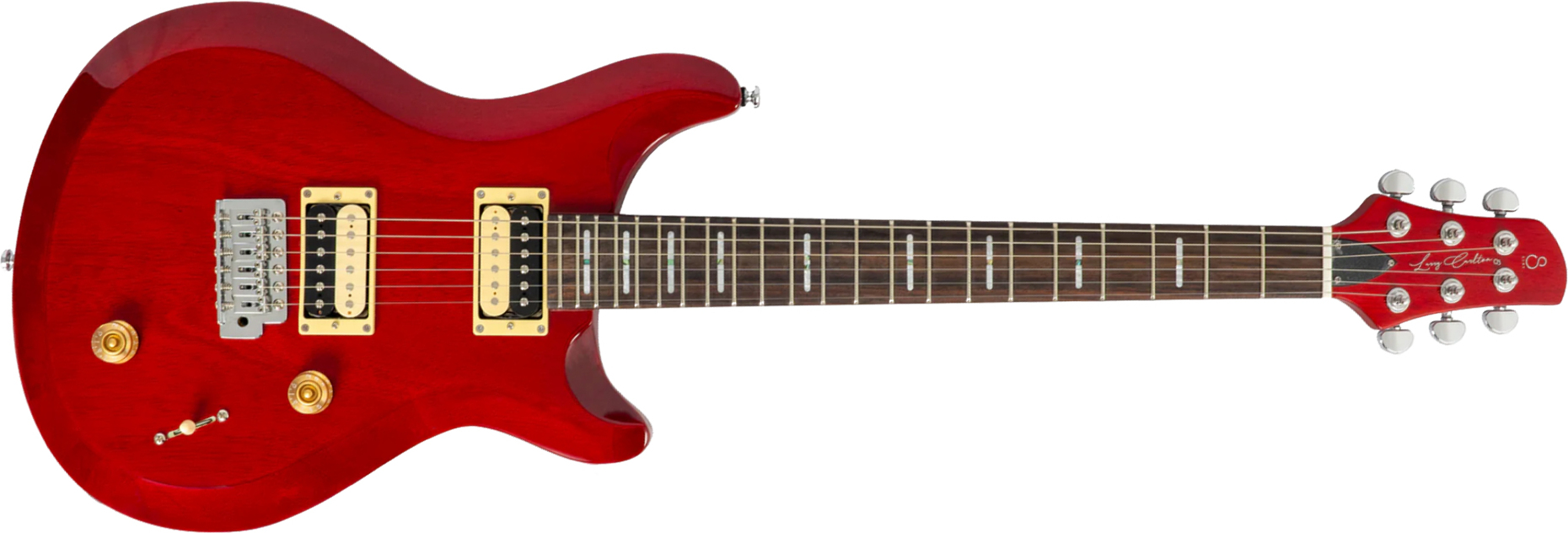 Sire Larry Carlton Q3 2h Trem Rw - Vintage Cherry - Double cut electric guitar - Main picture