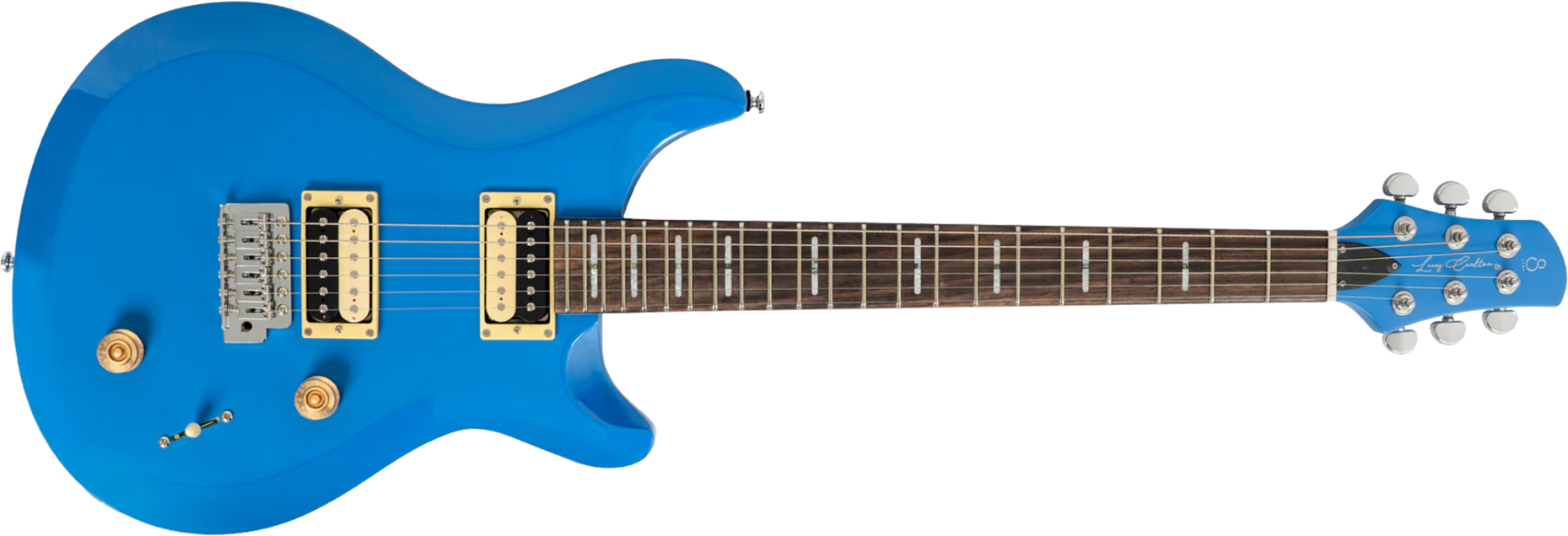 Sire Larry Carlton Q3 2h Trem Rw - Midnight Blue - Double cut electric guitar - Main picture