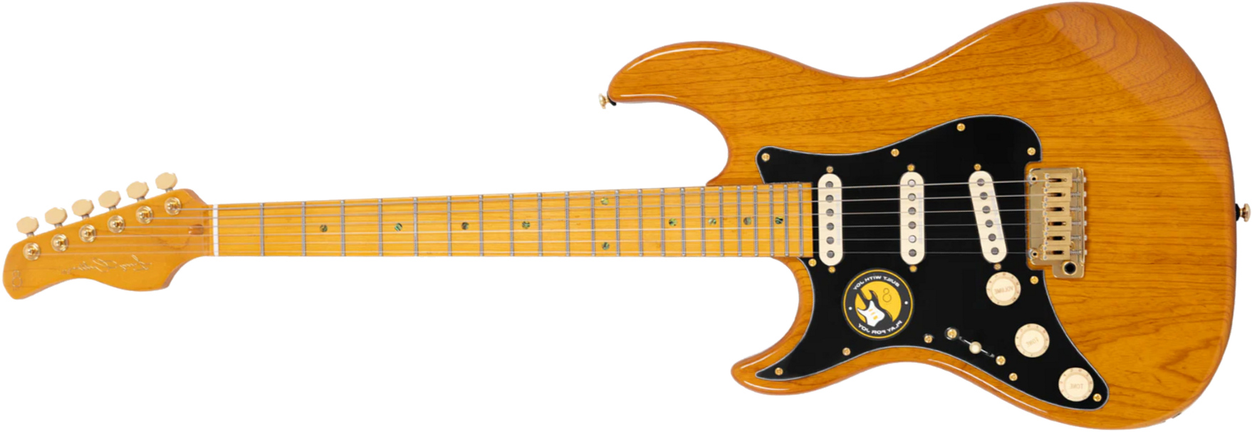 Sire Larry Carlton S10 Sss Lh Signature Gaucher 3s Trem Mn - Natural - Str shape electric guitar - Main picture